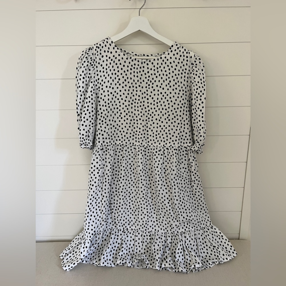 Dalmatian Print Dress
